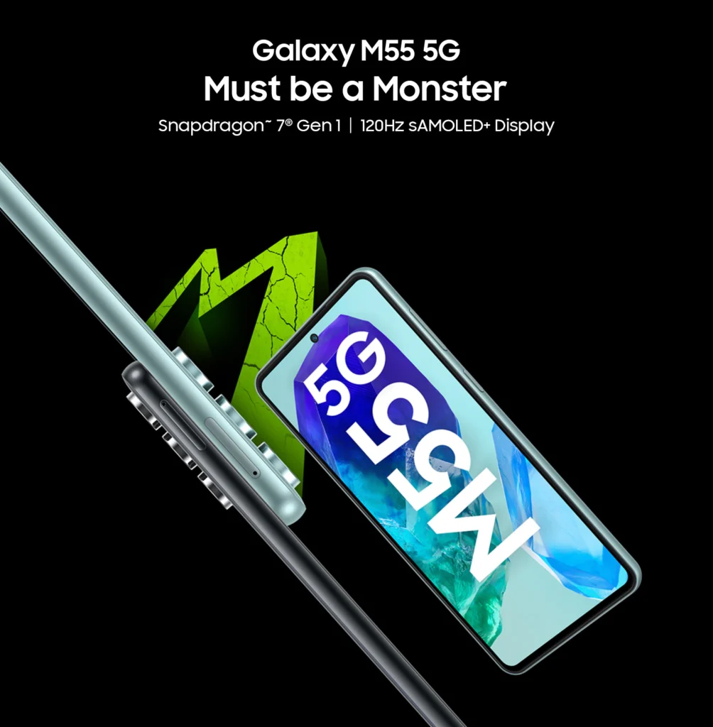 Samsung Galaxy M55 Display